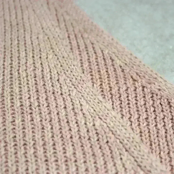 ELIZABETH & JAMES Tunic Length Knit Sleeveless V Neck Tank Peach Women Med - Picture 5 of 10